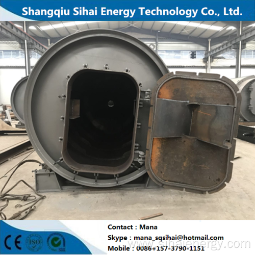 2200*6600 as reactor size pyrolysis plant